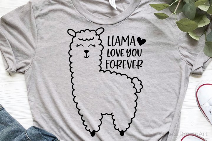Free Llama Love You Forever SVG File