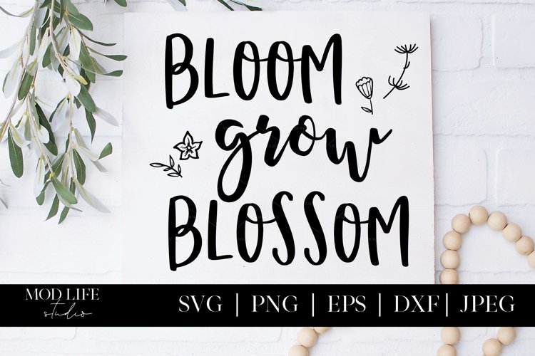 Free Bloom Grow Blossom SVG File
