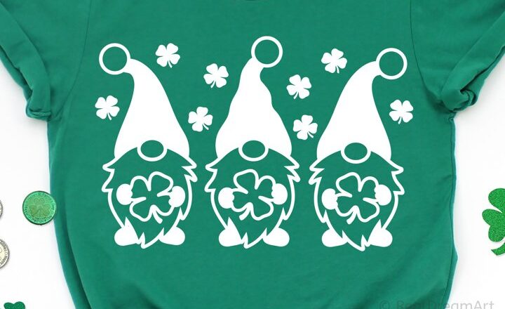 Free St Patricks Day Gnomes SVG File