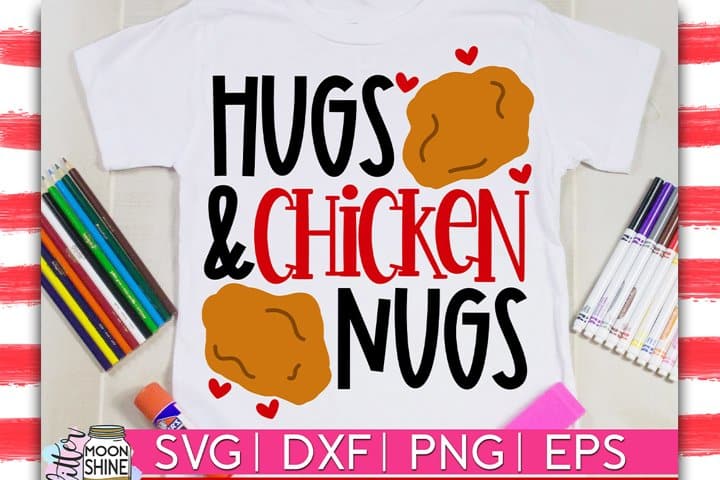 Free Hugs & Chicken Nugs SVG