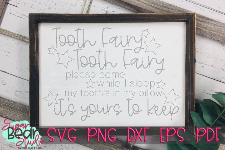 Free Tooth Fairy SVG File