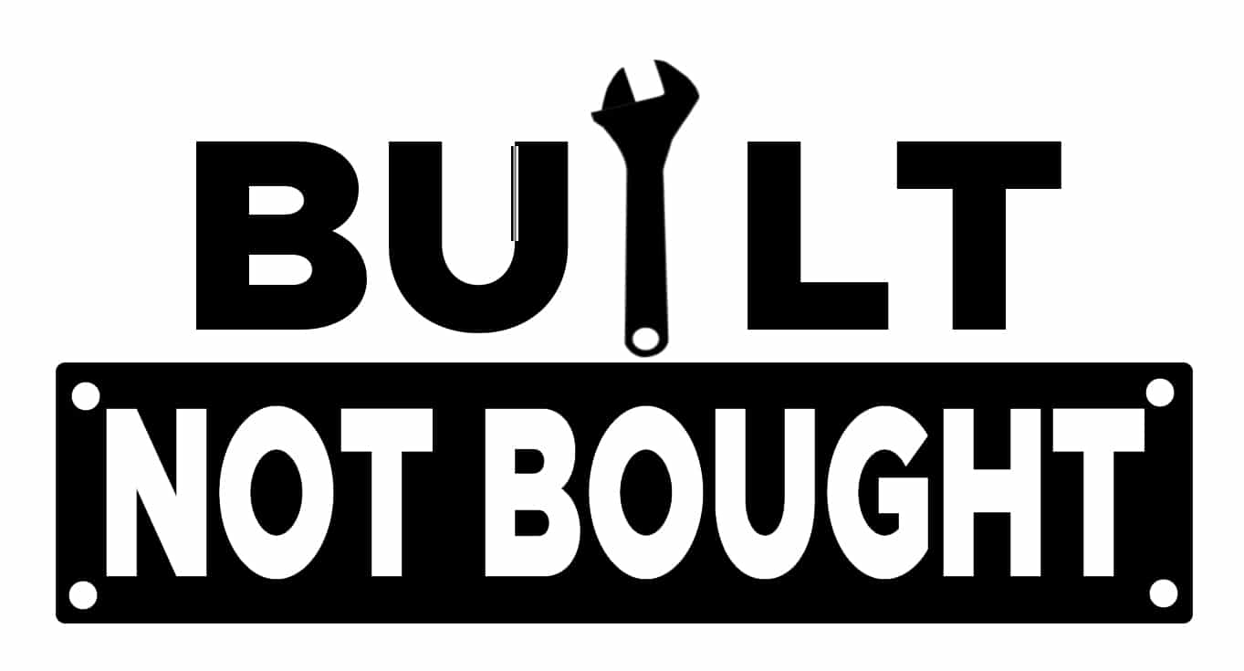 Free Built not Bought SVG File