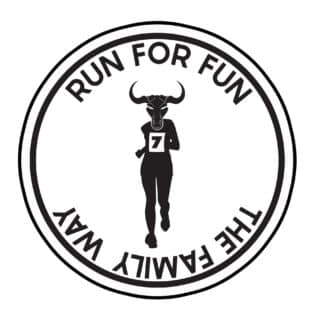 Free Running Minotaur Badge and Logo SVG