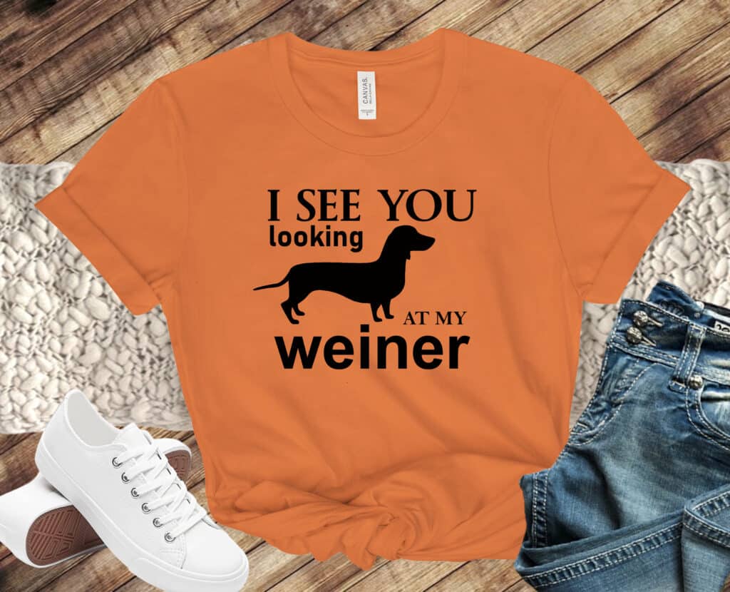 Free Looking at my Weiner SVG File