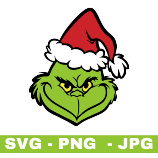Grinch Faces SVG