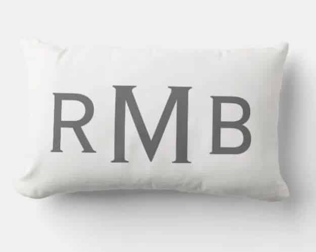 Monogrammed Pillow