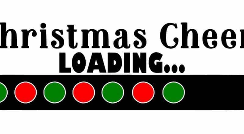 Free Christmas Cheer Loading SVG File