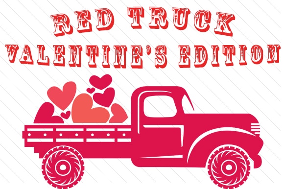 Free Valentine Truck SVG