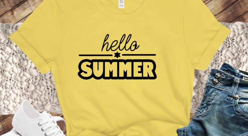 Free Hello Summer SVG File