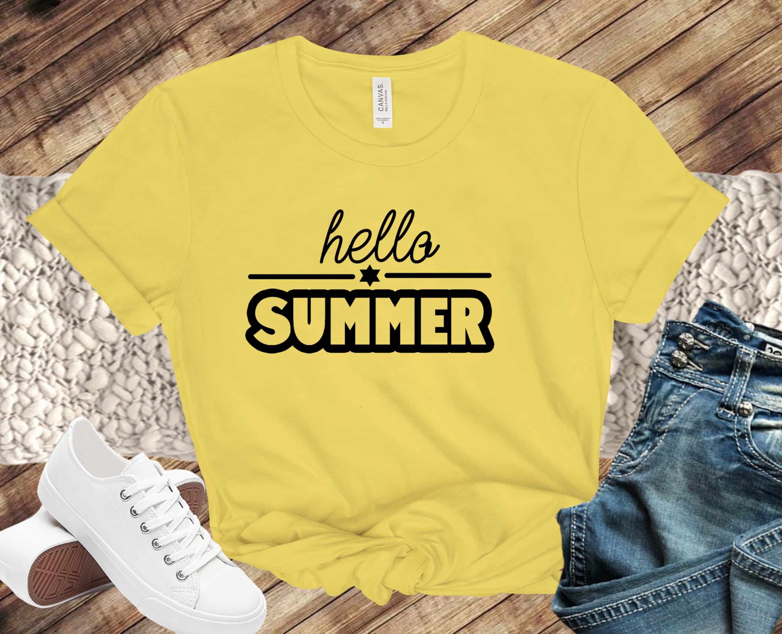 Free Hello Summer SVG File