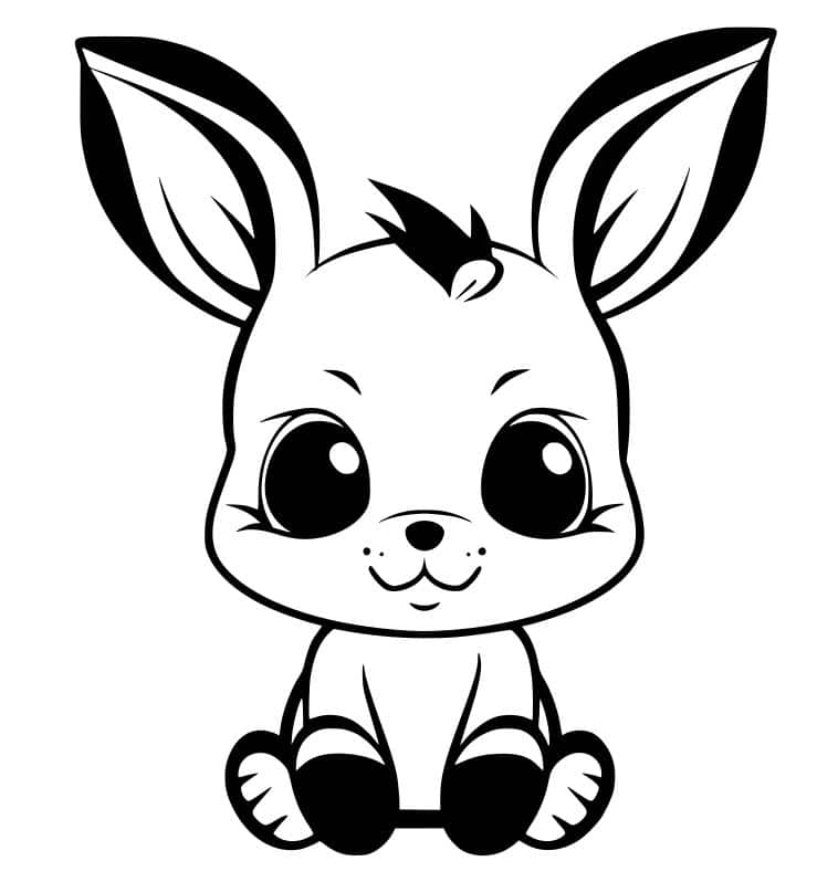 Free Cute Bunny SVG File