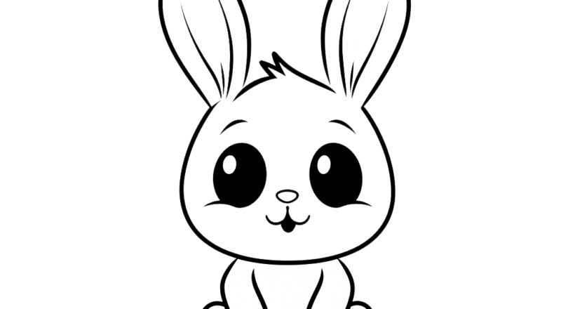Free Cute Rabbit SVG File
