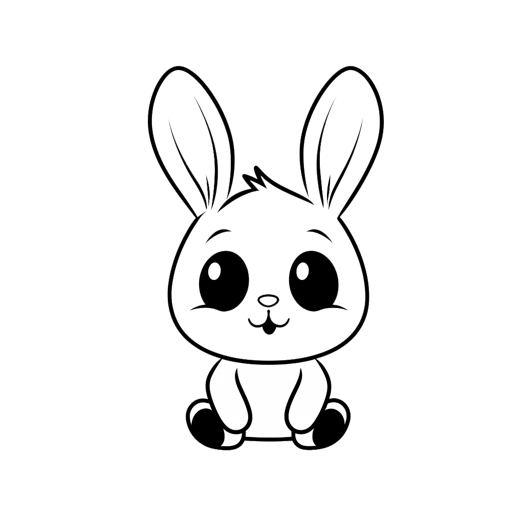 Free Cute Rabbit SVG File