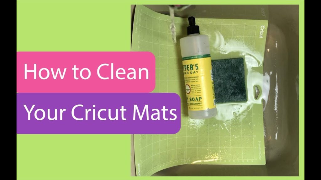 Clean your Cricut Mat