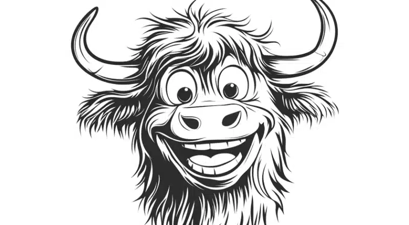 Free Crazy Cow SVG File