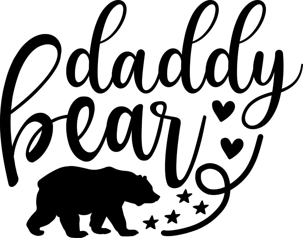 Free Daddy Bear SVG File