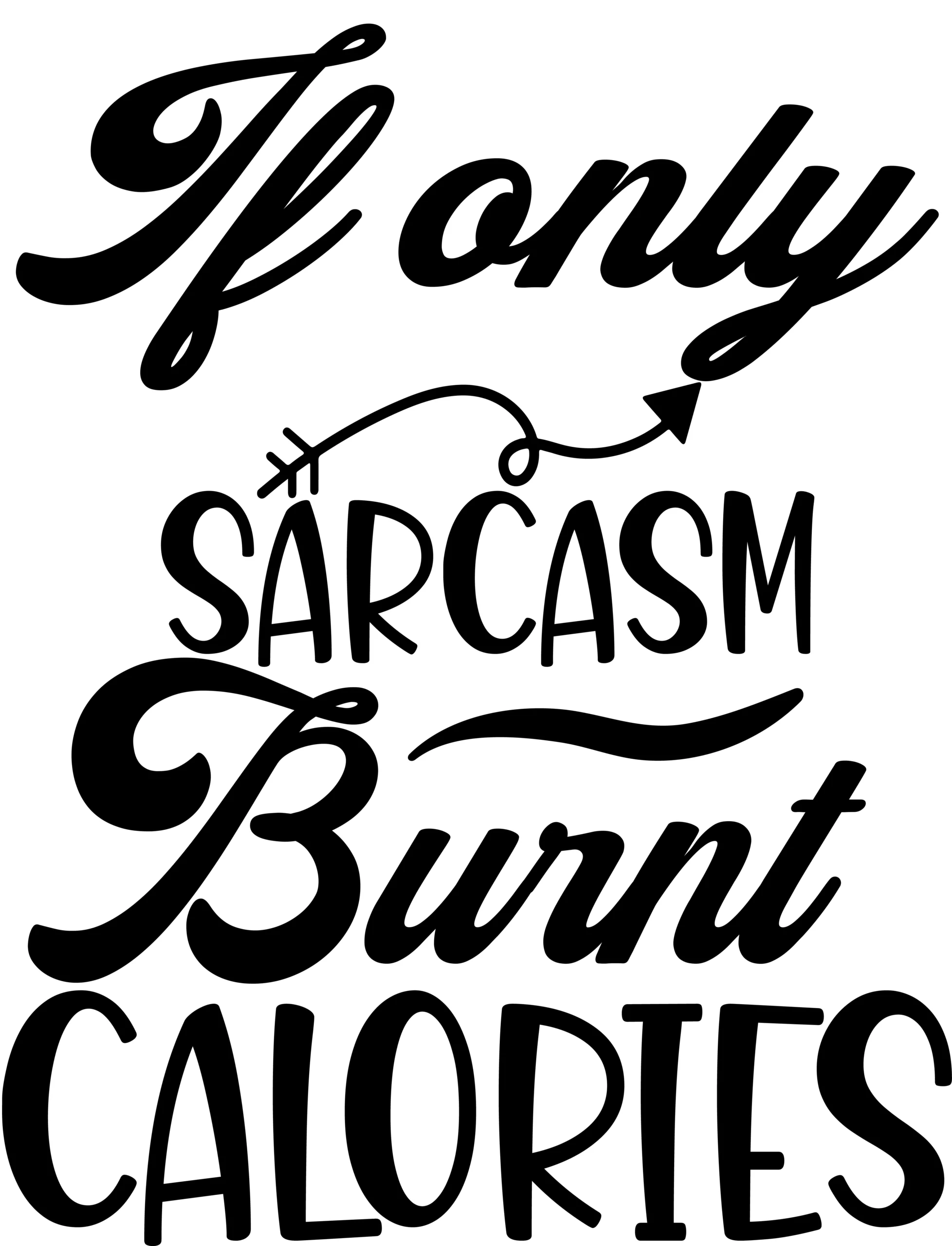 If only sarcasm burned calories