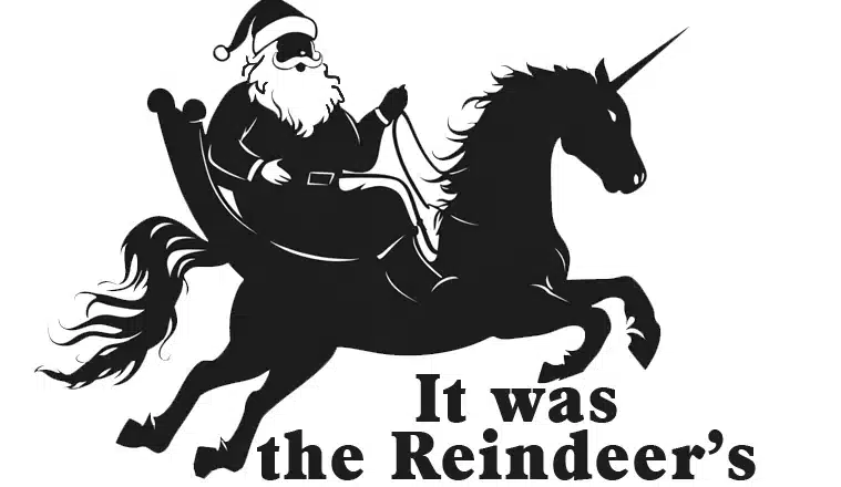 Free Reindeer's Day Off SVG File