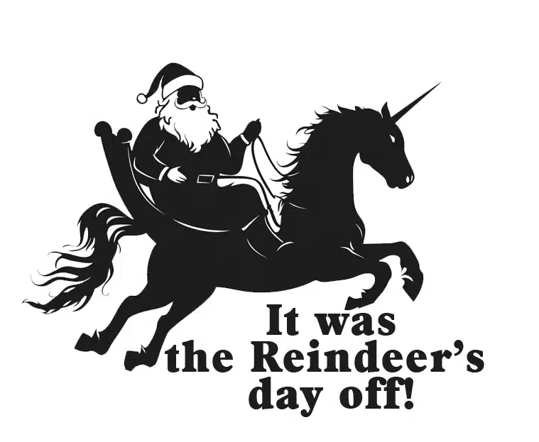 Free Reindeer's Day Off SVG File