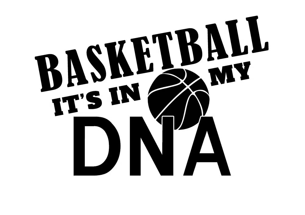 Free Basketball It's In My DNA SVG File